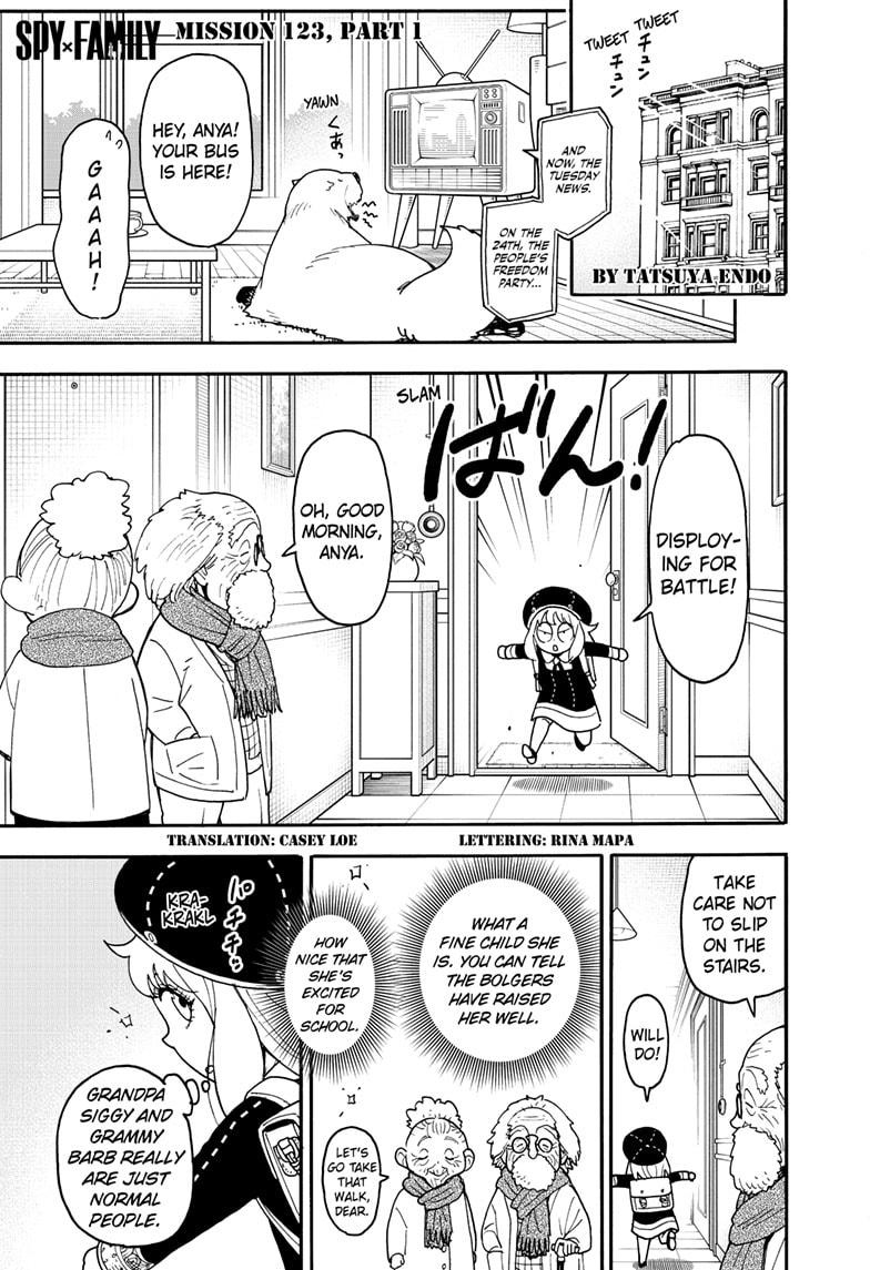 Spy x Family Manga, Chapter 123 image read online 001