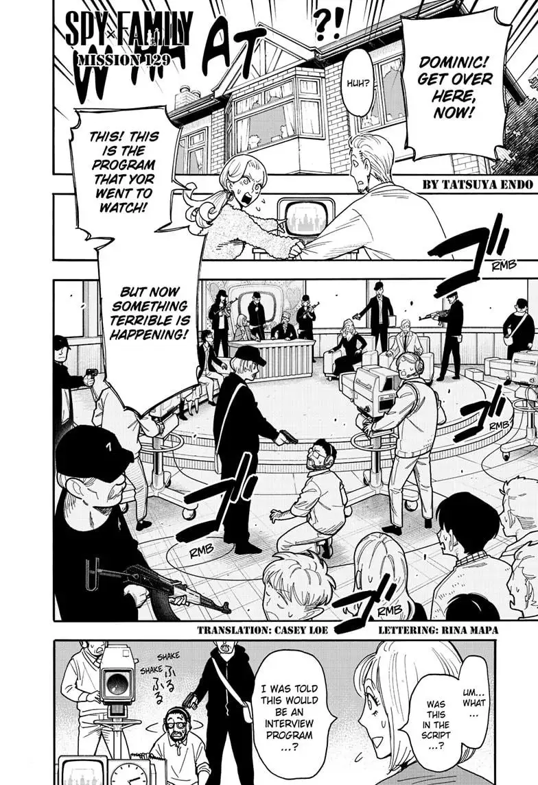 Spy x Family, Chapter 129 image Spy x Family_Ch129_Page001