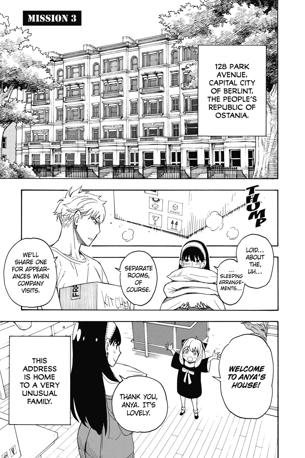 Spy x Family, Chapter 3 image read online 001