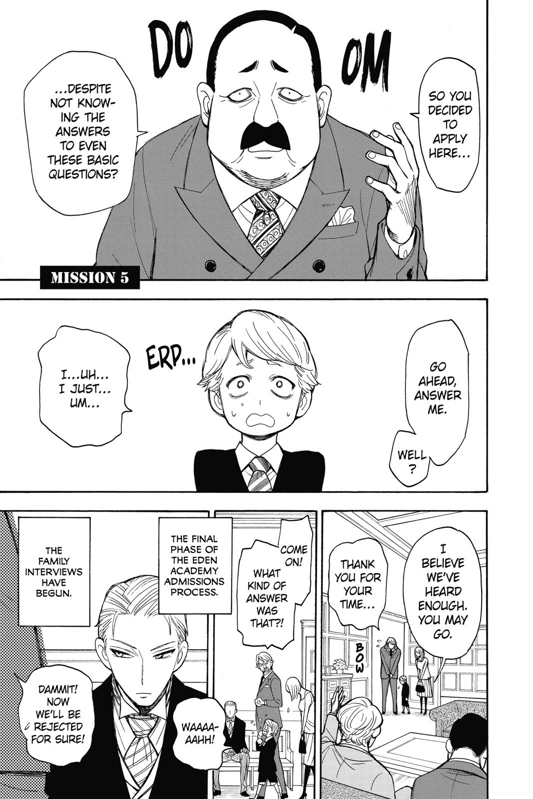 Spy x Family, Chapter 5 image read online 001