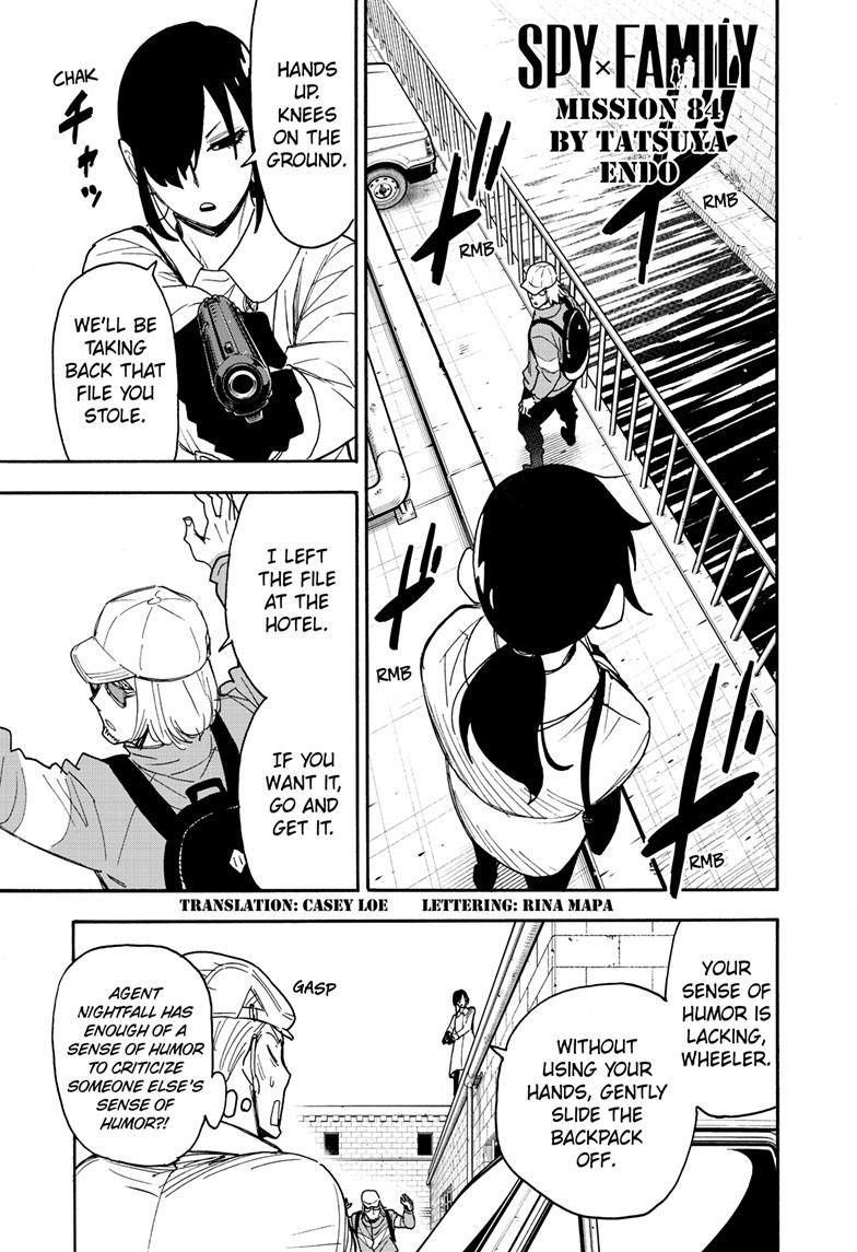 Spy x Family, Chapter 84 image read online 001